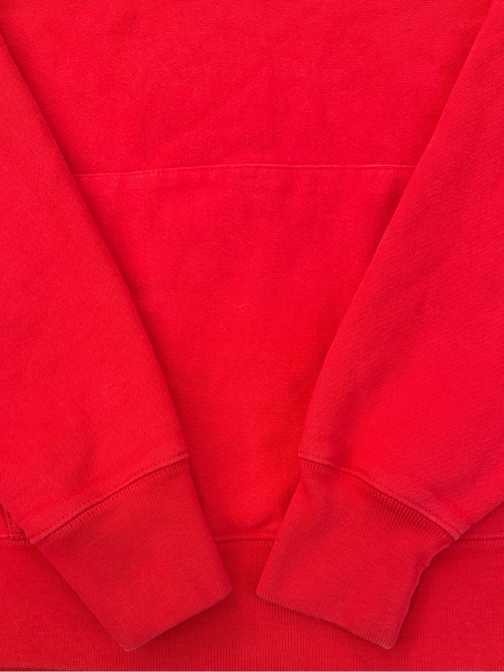 Champion Reverse Weave Red Script Logo Hoodie Large - Picture 9 of 15
